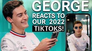 We Show George Russell Our 2022 Team TikToks! 