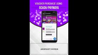 ADOPISOFT - Purchase voucher using GCash/PayMaya