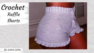 Crochet Ruffle Shorts