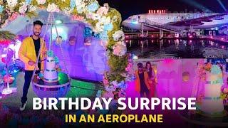 BIRTHDAY SURPRISE IN AN AEROPLANE ️| BIRTHDAY VLOG | Feat. @Ayushyadav & SALONI MITTAL