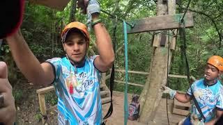 Damajagua Waterfalls Zip and Dip (Part 1 Zipline)