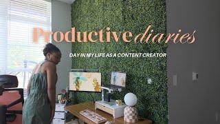 Productive Day in My Life as a Content Creator | Planning, Writing, and More