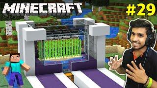 I PLANTED AUTOMATIC SUGARCANE FARM | MINECRAFT GAMEPLAY #29