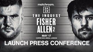 Johnny Fisher Vs Dave Allen 2: The Inquest - Launch Press Conference