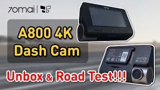 70Mai A800 4K Dash Cam Unboxing & Review | Road Test in Malaysia | Included with GPS? Support Rear?