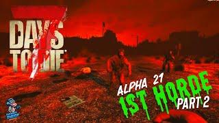 7D2D Horde Night Adventure - Thrilling Waves of Zombies! Part 02 | Sheared Sheep Gaming