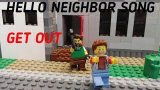 LEGO HELLO NEIGHBOR SONG(GET OUT)