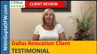 Dallas Relocation Client Buyer Testimonial   Top Dallas Relocation Realtor