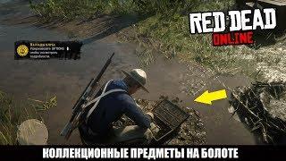 Коллекционные предметы на болоте в Red Dead Online (лобелия пурпурная, яйцо цапли, виски и другие)