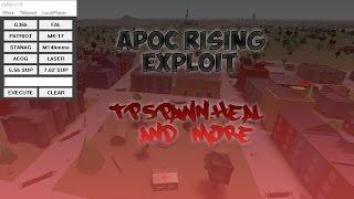 APOCALYPSE RISING EXPLOIT! TELEPORT, HEAL, SPAWN AND MORE!!  *PATCHED*