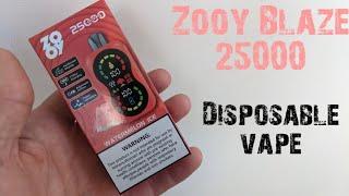 Zooy | Blaze 25000 disposable vape