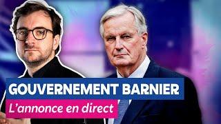 Découverte du gouvernement Barnier en direct ! - Stream du 21/09/2024