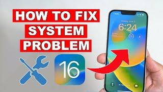 How to Fix System Problems After Updating to iOS 16 | WooTechy iPhixer