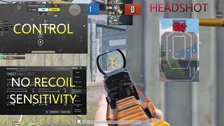 PUBG MOBILE || BEST NO RECOIL + HEADSHOT SENSITIVITY CODE & CONTROL CODE || TM • USMON