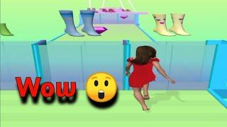 Clothes Run Game|Clothes Run Gameplay All Levels iOS, Android Game Walkthrough #shorts