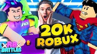 IIFNATIK BATTLES IT OUT IN SUPERHERO SIMULATOR FOR $20,000 ROBUX! (Roblox Battles)