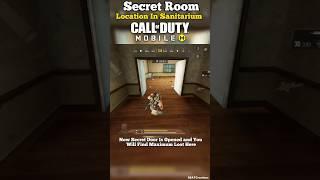 Secret Room Of Sanitarium in Cod Mobile BR #shorts #viral #codm