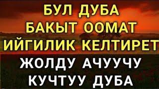 ЖОЛДУ АЧУУЧУ КҮЧТҮҮ СҮРӨ КҮНДӨ УГУҢУЗ ИШИҢИЗГЕ БЕРЕКЕ КЕЛЕТ ИН ШАА АЛЛАХ