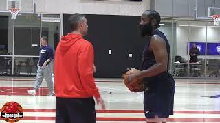 James Harden 3 Point Shooting Workout At Clippers Practice At Intuit Dome. HoopJab NBA