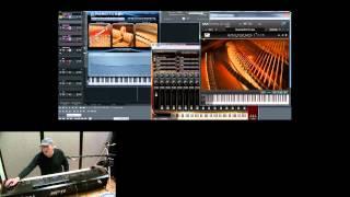 Comparing PianoTeq, Ravenscroft, Garritan virtual pianos + Kawai MP11