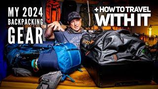 My 2024 Backpacking Set-up // Plus how to travel with it!!