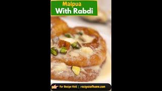 Instant rabdi malpua recipe #shorts