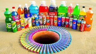 Big Coca Cola, Fanta, Sprite, Mirinda and 7up, Lipton, Mtn Dew, Schweppes vs Mentos Underground