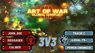 Art of War 3 - Mobile RTS Test 3v3! (Ultra Action)