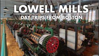 Lowell Cotton Mill Power loom - slow motion