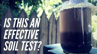 Is this an effective soil test? Mason jar soil test
