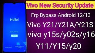 Vivo Y21 Frp bypass New security Update||Reset option not work||Activity launcher not work