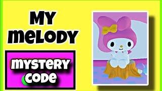 *MY MELODY* BIRTHDAY UPDATE NEW WORKING MYSTERY CODE MY HELLO KITTY CAFE