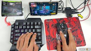 keyboard or mouse for mobile gaming unboxing and full tutorial 4 in 1 mobile game combo pack