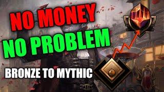 HOW TO GET TO MYTHIC WITH NO MONEY!