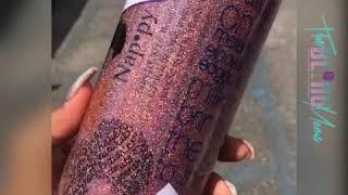 Holographic Rose Gold Natural Hair Junk Tumbler