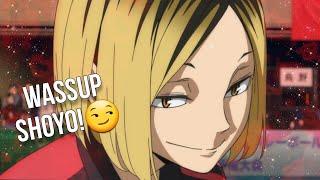 Kenma Kozume being iconic in dumpster battle for 4 mins (ft.Shoyo Hinata)