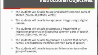 TechnoGram Instructional Goal