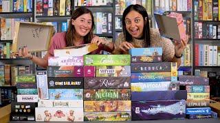 A Jet-lagged Unpacking of Our Essen Spiel 2023 Haul  - Games within games within games!