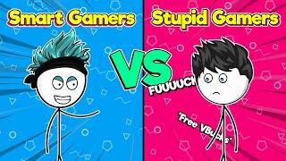 Smart Gamers VS Stupid Gamers (ft. Sapro Gaming)