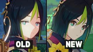 Tighnari New vs Old English VA Comparison | Elemental Skill, Burst, ETC