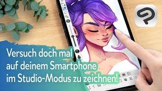 Zeichne digitale Illustrationen auf deinem Smartphone! | CLIP STUDIO PAINT Studio-Modus