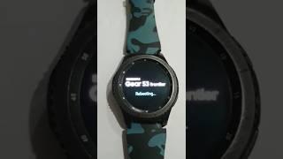 Samsung Gear S3 frontier rebooting