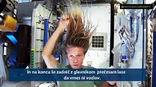 Življenje astronavtov - Kako si umiti lase v vesolju? (National Curiosity@)