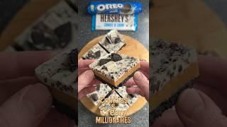Cookies & Cream Millionaires Recipe #cookiesandcream #millionaires #oreo #recipe #recipes #tasty