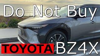 Is Toyota's BZ4X the Worst EV in the Market?