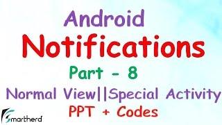 #97 Android Notification Tutorial Part-8 || Big View || BigText Style || BigPicture Style || Inbox