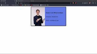 Create a Business Card in HTML CSS : Part 1