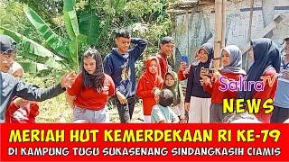 Meriah HUT Kemerdekaan RI Ke-79 di Kampung Tugu Sukasenang Sindangkasih Ciamis