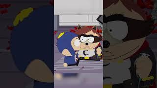 Super Craig gets stabilized by Cartman 
