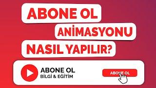 YouTube Abone Ol Animasyonu Nasıl Yapılır? | Videoya Ekleme | Adobe After Effects Dersleri